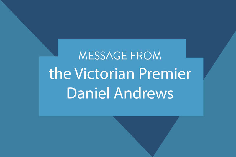 Victorian Premier thanks aged care and healthcare workers