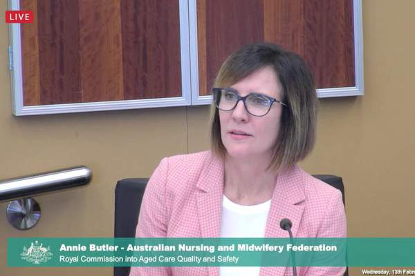 Annie Butler gives evidence to Royal Commission