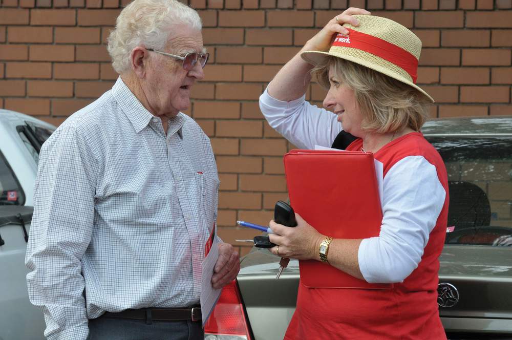 Members doorknocked the state electorate of Bentleigh.