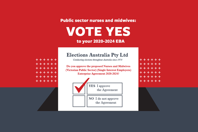 The public sector agreement ballot is open: ANMF recommends nurses and midwives vote now and vote YES