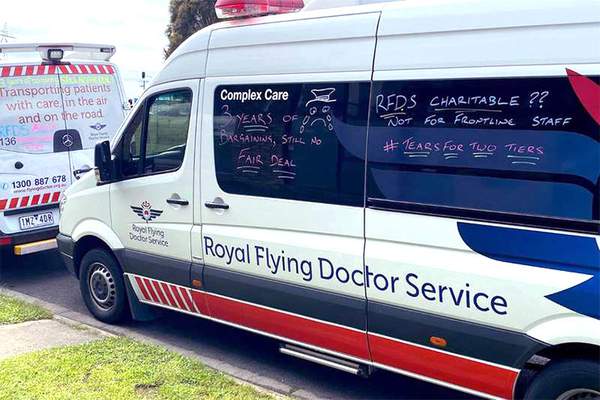 Royal Flying Doctors nurses start industrial action over wage attack