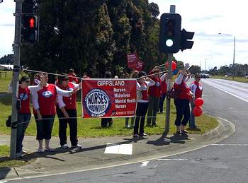 Gippsland 'Respect our Work' community rally