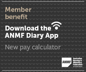 Download the ANMF Diary App mrec advertisement