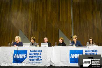Image from Day 1 at the 2018 ANMF Delegates Conference. Photograph by Chris Hopkins