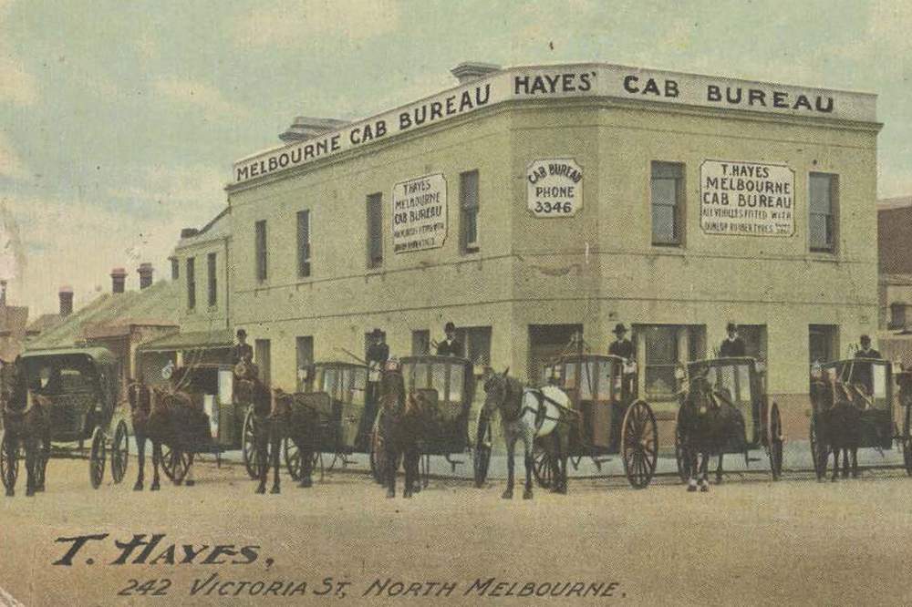 The Hayes Cab Bureau at 240-242 Victoria Street