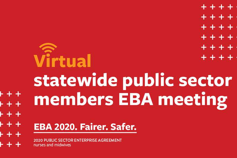 Virtual statewide public sector members meeting