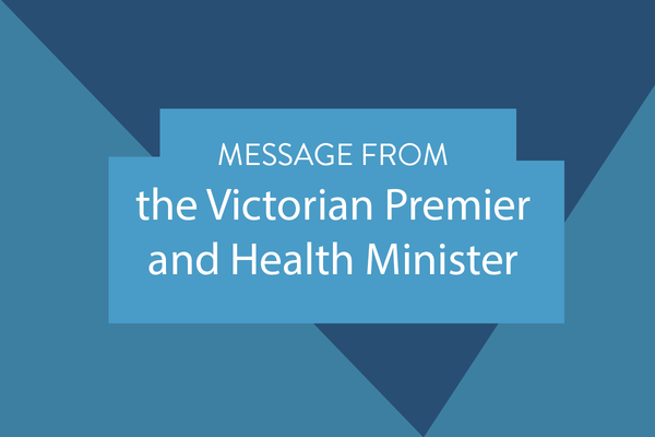 A message to Victorian nurses, midwives and carers