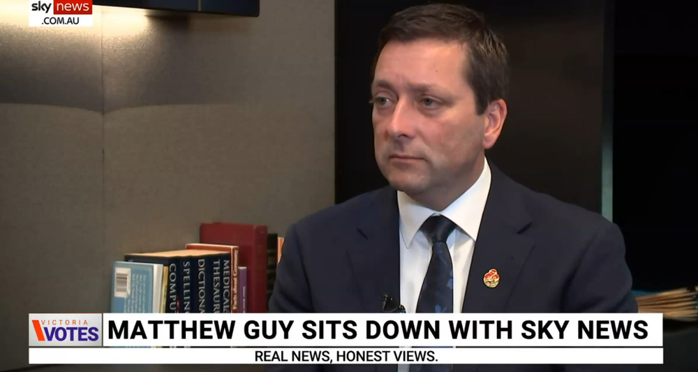 Opposition Leader Matthew Guy telling Sky News Australia he won’t talk to ANMF (Vic Branch) members about nursing and midwifery workforce or health policy.