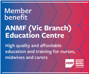 ANMF (Vic Branch) Education Centre mrec advertisement