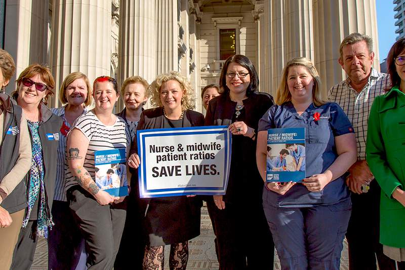 Nurse/midwife to patient ratios made law
