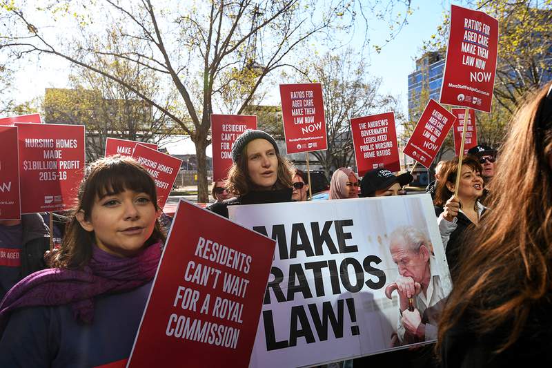 Emergency nurses support aged care ratios
