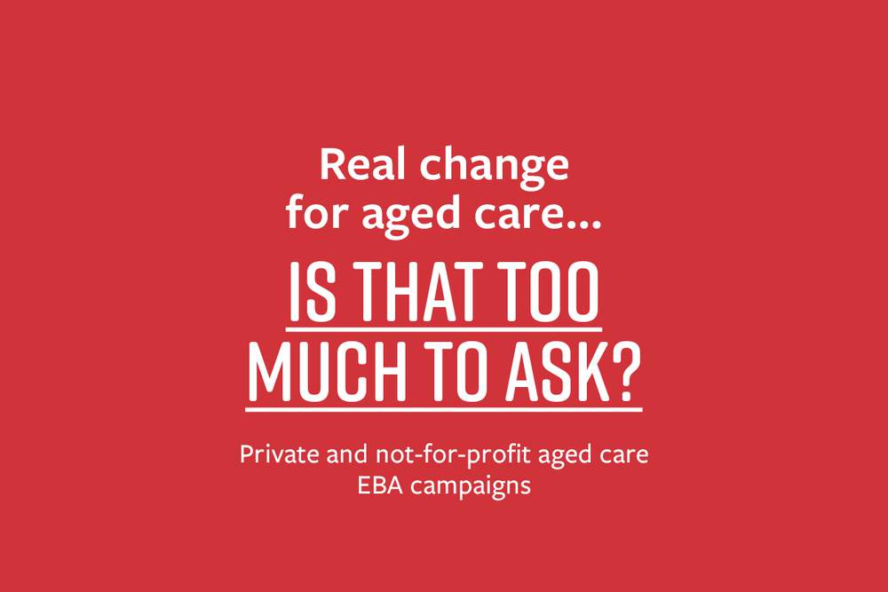 Negotiations to improve private aged care wages and conditions