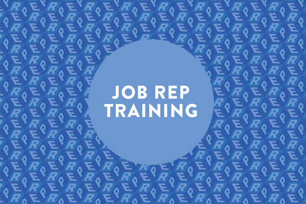 Face to face Job Rep training resumes
